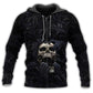 Black Skull Strong Classic Style - 3D Hoodie