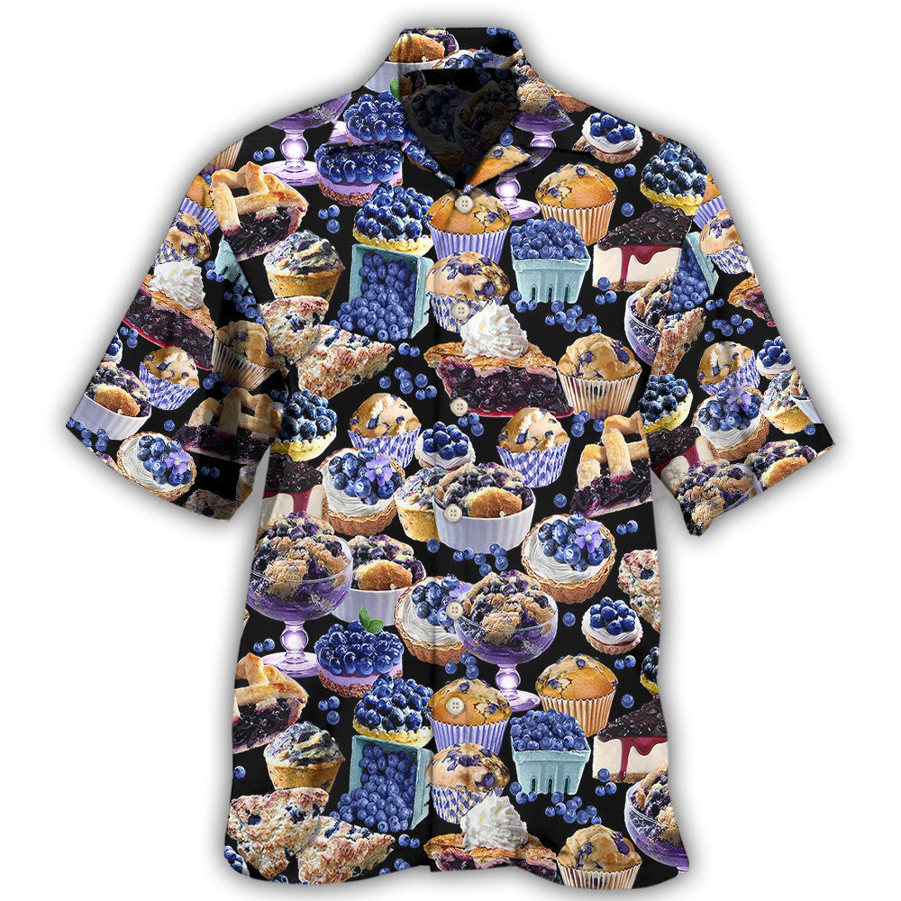 Blueberry Cupcake Baking Lover - Hawaiian Shirt
