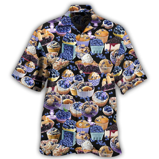 Blueberry Cupcake Baking Lover - Hawaiian Shirt