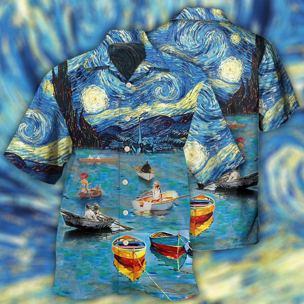 Boat Mysterious Sky Style – Hawaiian Shirt
