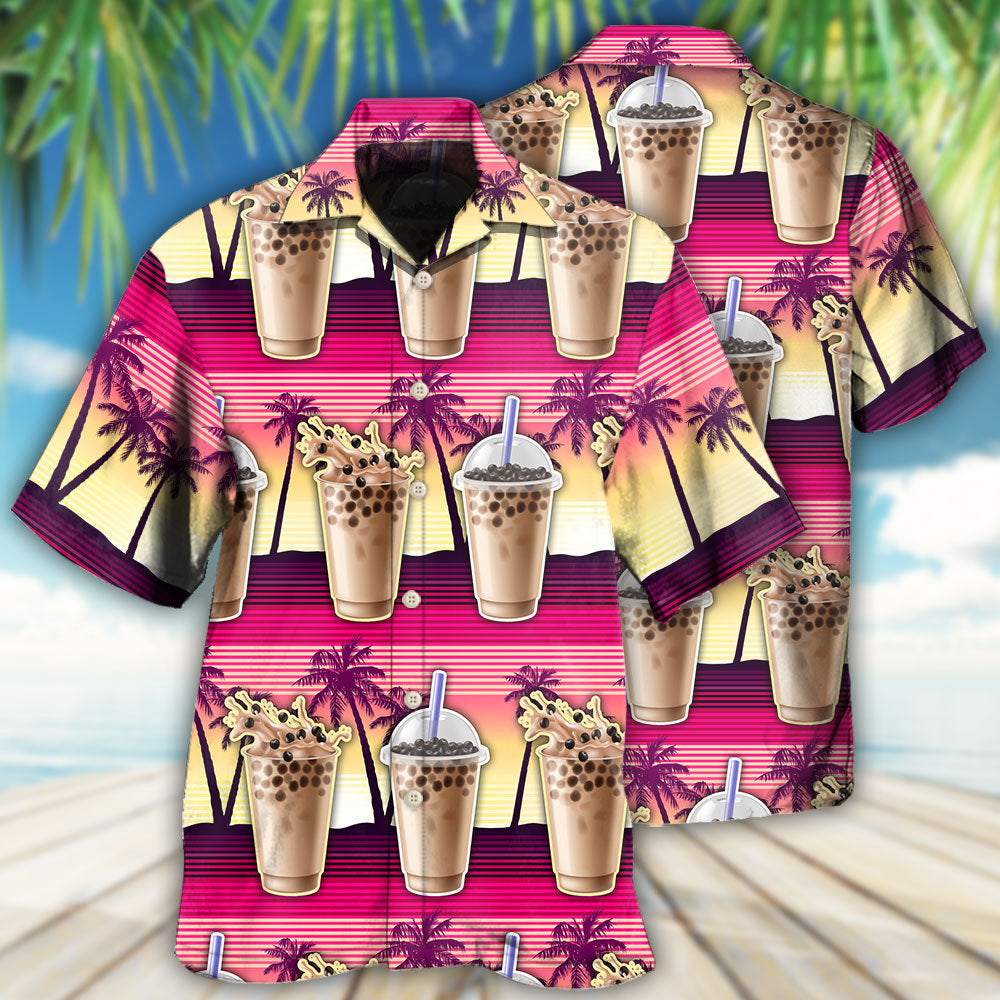 Boba Tea Summer Fun - Hawaiian Shirt