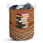 S: 17.72”x13.78” (45x35 cm) Book 2 Rattan Teaxture Style - Laundry Basket - Owls Matrix LTD