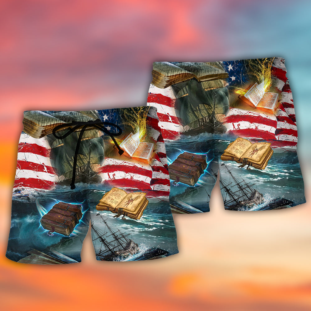 Book Independence Day Artwork – Beach Short
