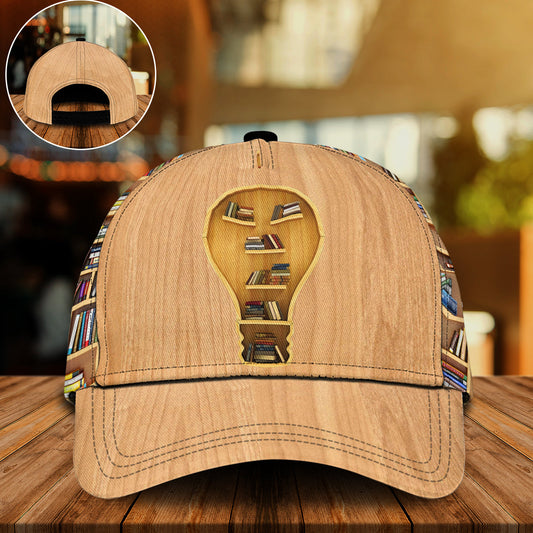 Book Lover Light Wooden – Classic Cap