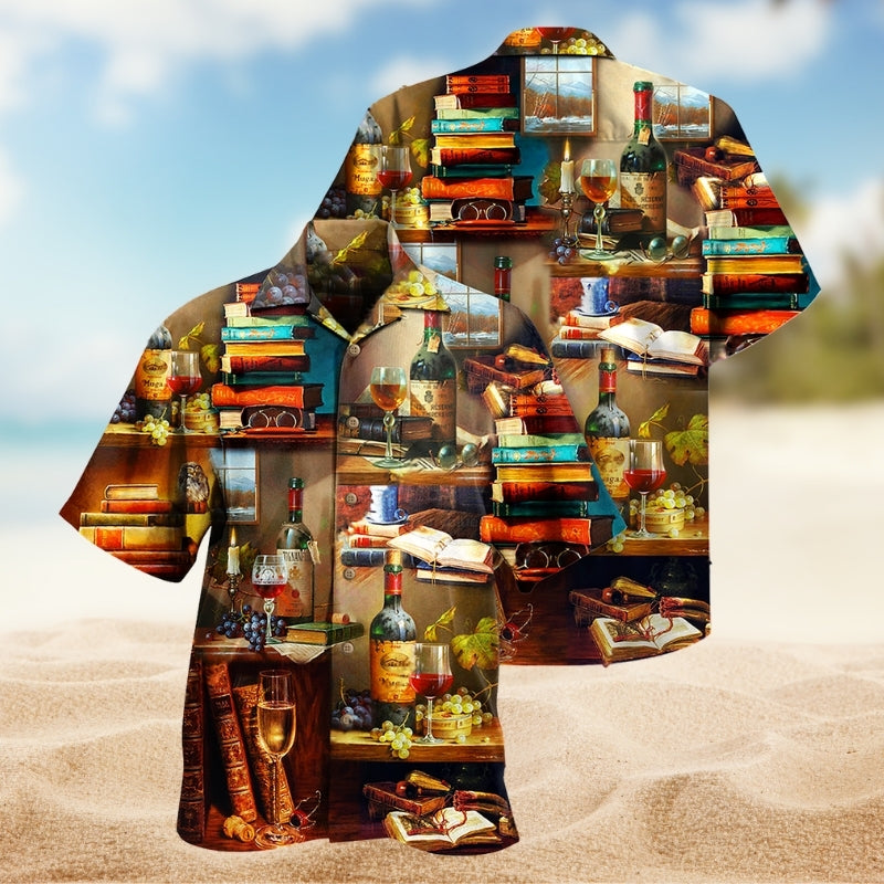 Books And The Scent Of Fine Drinks Limited Edition – Hawaiian Shirt