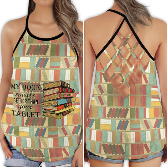 Book Lover Reading Smells Better Quote Collection – Hollow Tank Top