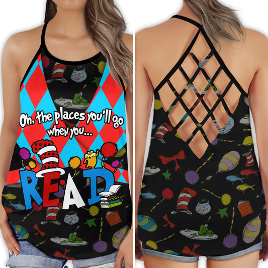 Book Lover Reading Life Quote Collection – Hollow Tank Top