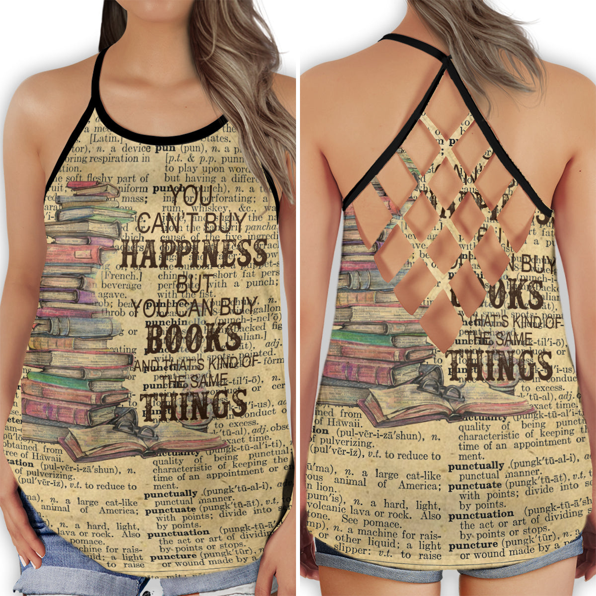 Book Lover Life Reading – Hollow Tank Top