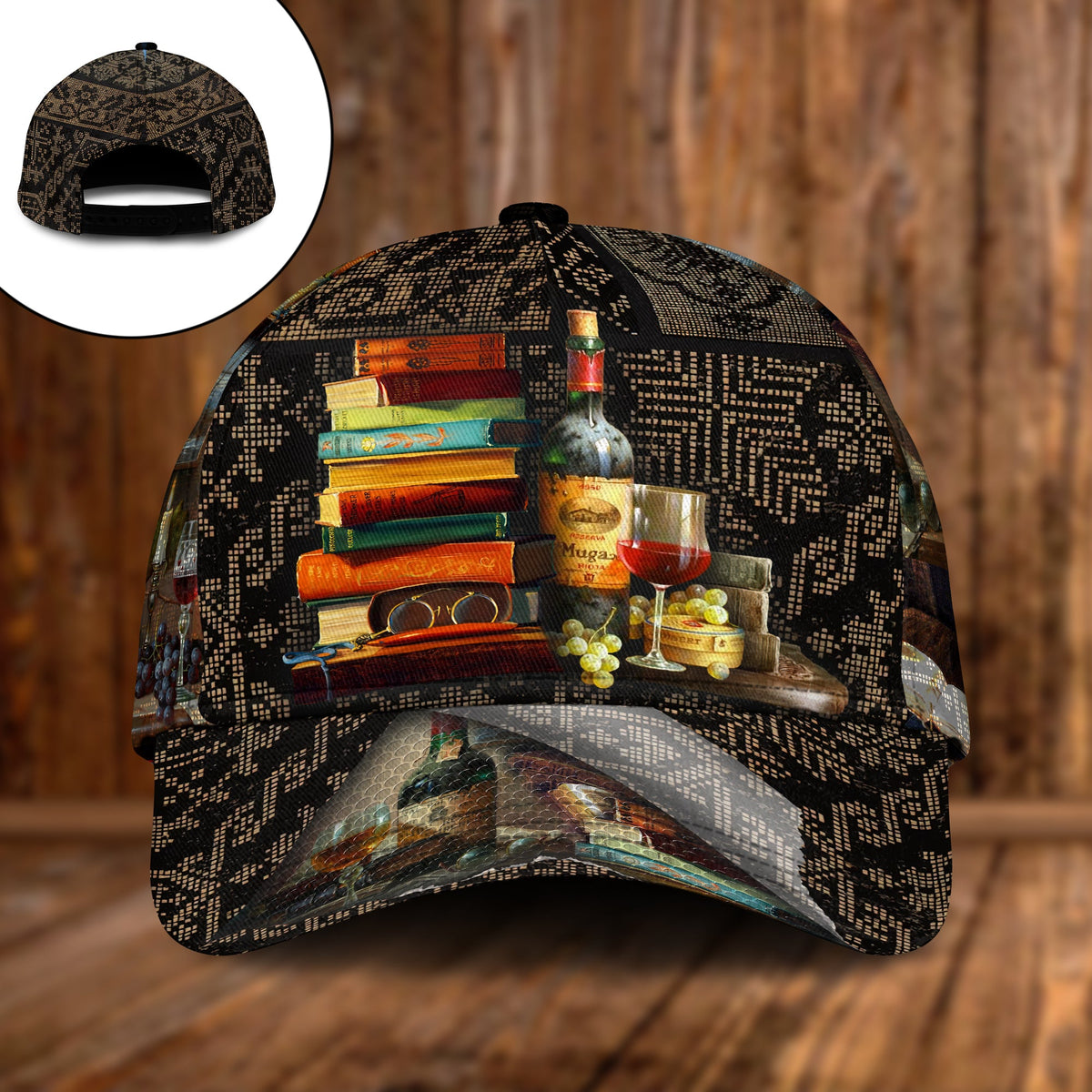 Books And Fine Drink Lover Style – Classic Cap