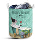 S: 17.72”x13.78” (45x35 cm) Boston Terrier And Bath Soap - Laundry Basket - Owls Matrix LTD