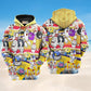 Bowling Split Happens Quote Art – 3D Hoodie