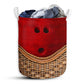S: 17.72”x13.78” (45x35 cm) Bowling Ball Rattan Teaxture - Laundry Basket - Owls Matrix LTD