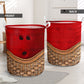 Bowling Ball Rattan Teaxture - Laundry Basket - Owls Matrix LTD