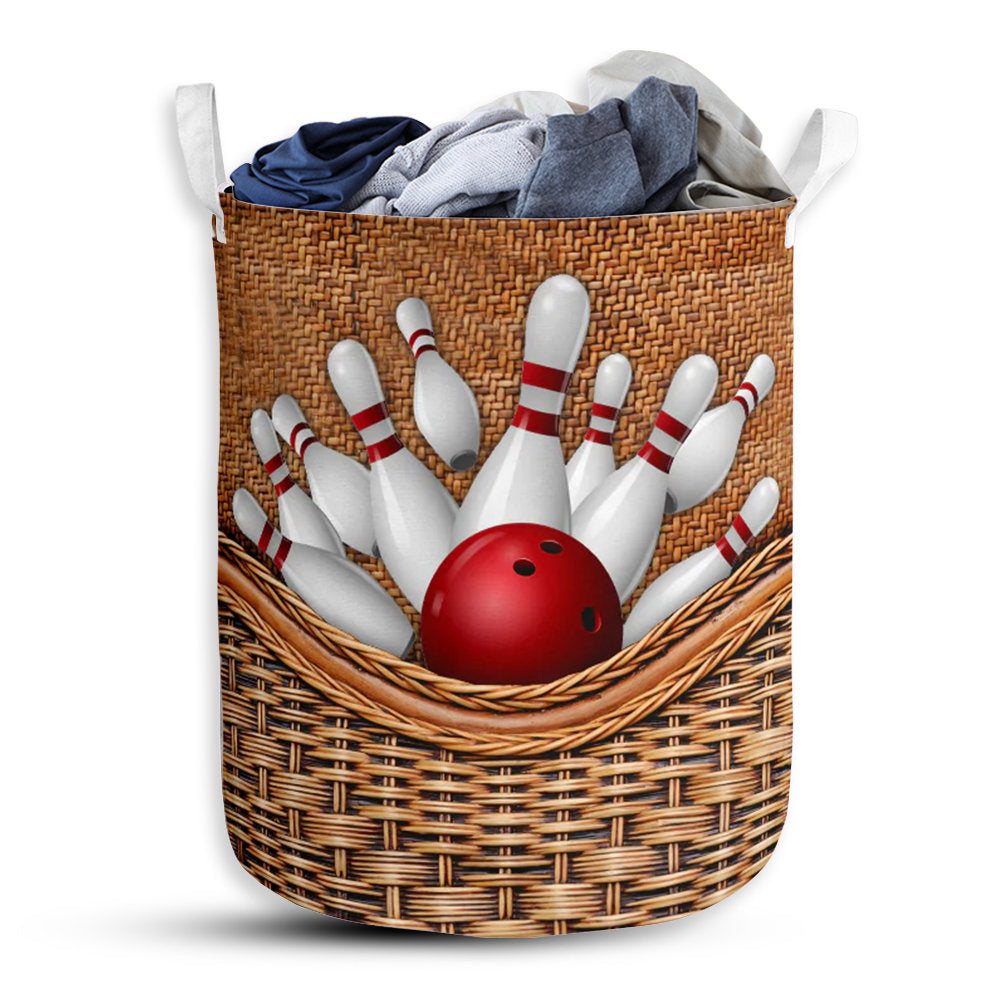 Bowling Rattan Teaxture Lover - Laundry Basket - Owls Matrix LTD