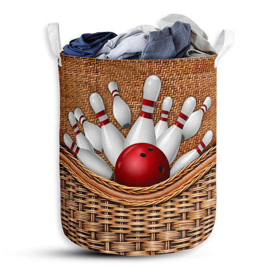Bowling Rattan Teaxture Lover - Laundry Basket - Owls Matrix LTD