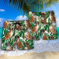 Boxer Dog Tropical Leaf - Beach Short