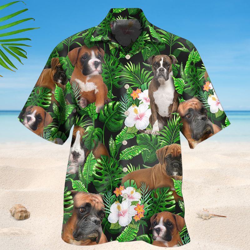 
Boxer Lover Tropical Style – Hawaiian Shirt