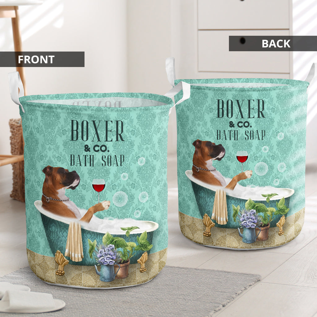 Boxer And Bath Soap - Laundry Basket - Owls Matrix LTD