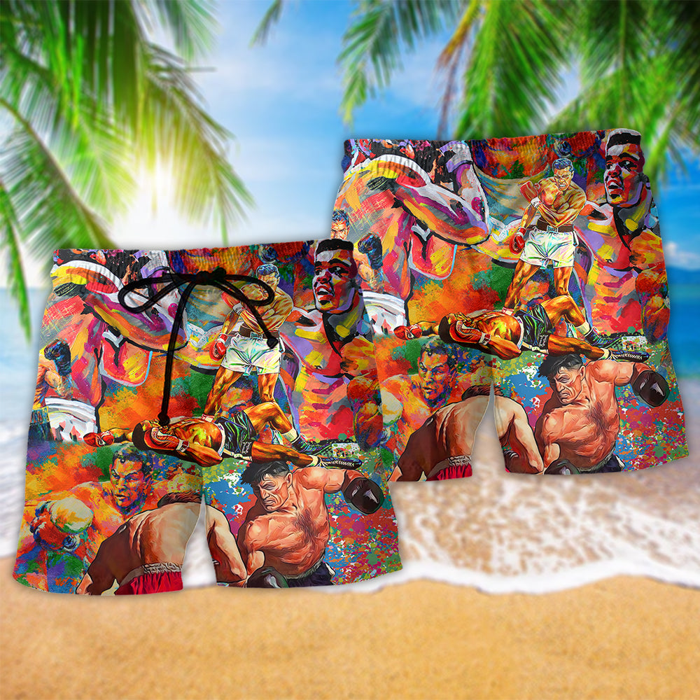 Boxing Therapy Color Art – Beach Short
