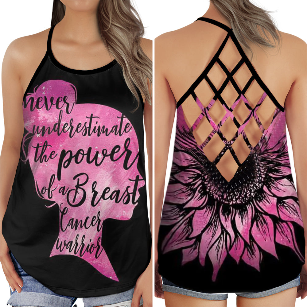 Breast Cancer Awareness Warrior Pink Ribbon Edition – Hollow Tank Top
