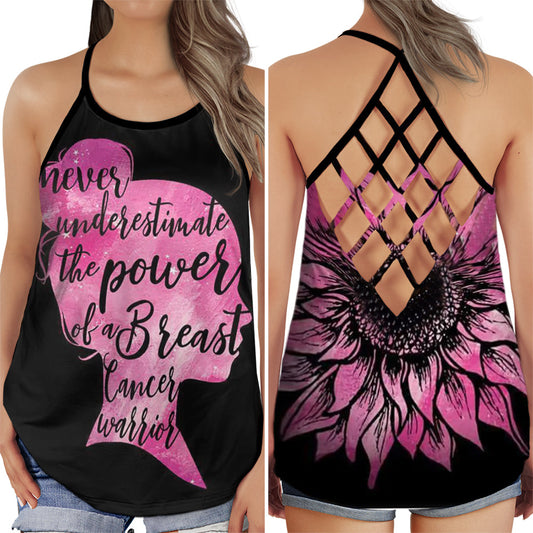 Breast Cancer Awareness Warrior Pink Ribbon Edition – Hollow Tank Top