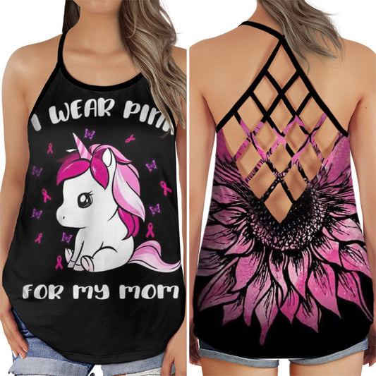 Breast Cancer Awareness Mom Pink Ribbon Edition – Hollow Tank Top