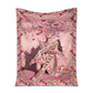 Breast Cancer Survivor Awareness 50 x 60 Inch Flannel Blanket For Cozy Bedroom And Sofa Decor