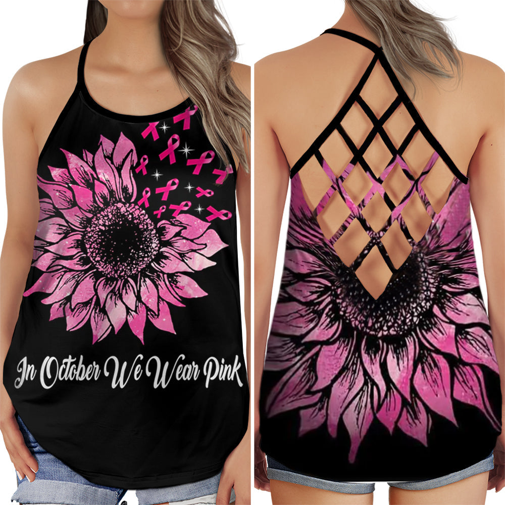 Breast Cancer Awareness We Wear Pink Edition – Hollow Tank Top