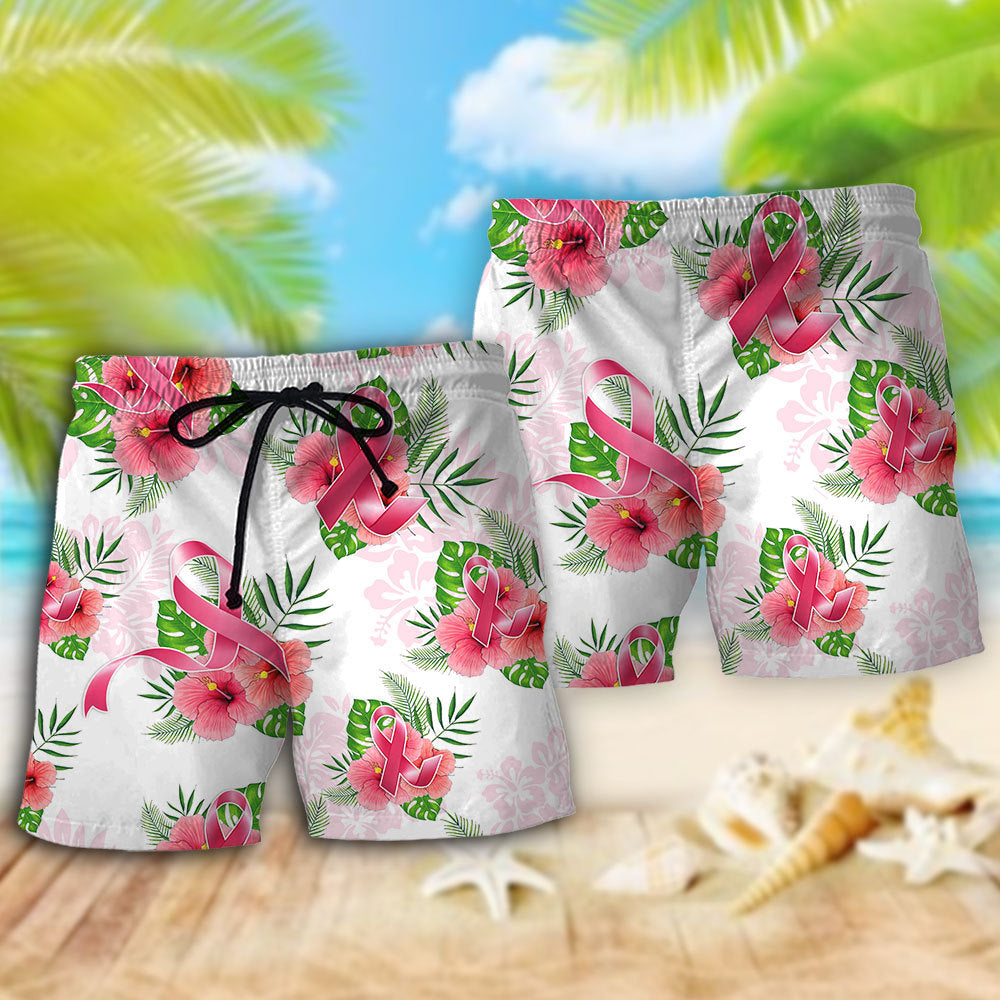 Breast Cancer Hope Life Floral – Beach Short