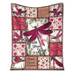 Breast Cancer Awareness Dragonfly 50 x 60 Inch Flannel Blanket For Cozy Bedroom And Sofa Decor