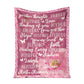 Breast Cancer Warrior Breast Cancer Awareness 50 x 60 Inch Flannel Blanket For Cozy Bedroom And Sofa Decor