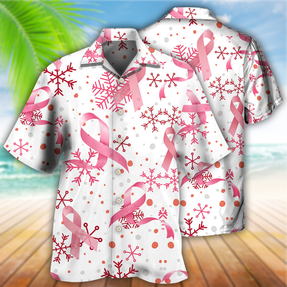 Breast Cancer Pink Ribbon Christmas – Hawaiian Shirt