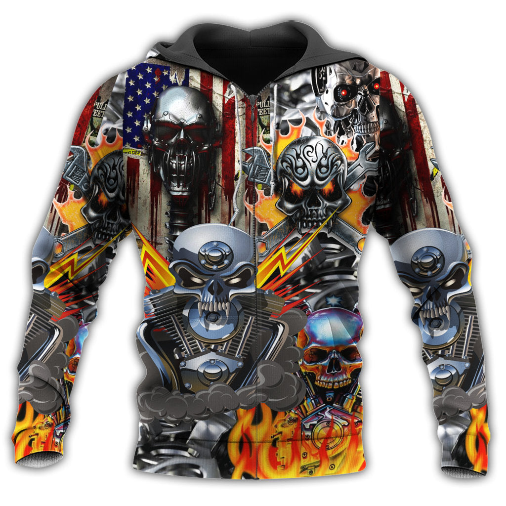Broken Skull Quote Art – 3D Hoodie