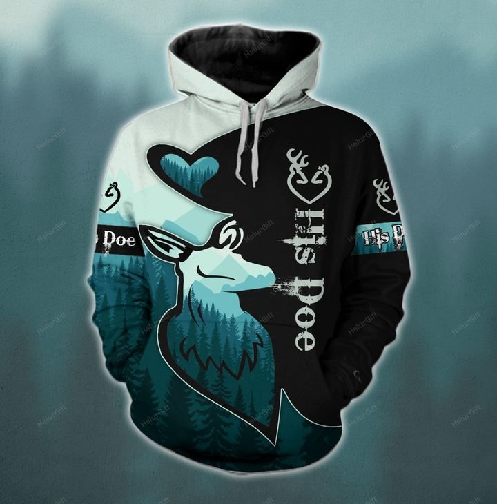 Buck And Doe Hunting Quote Art – 3D Hoodie2