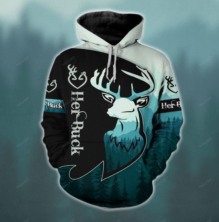 Buck And Doe Hunting Quote Art – 3D Hoodie3