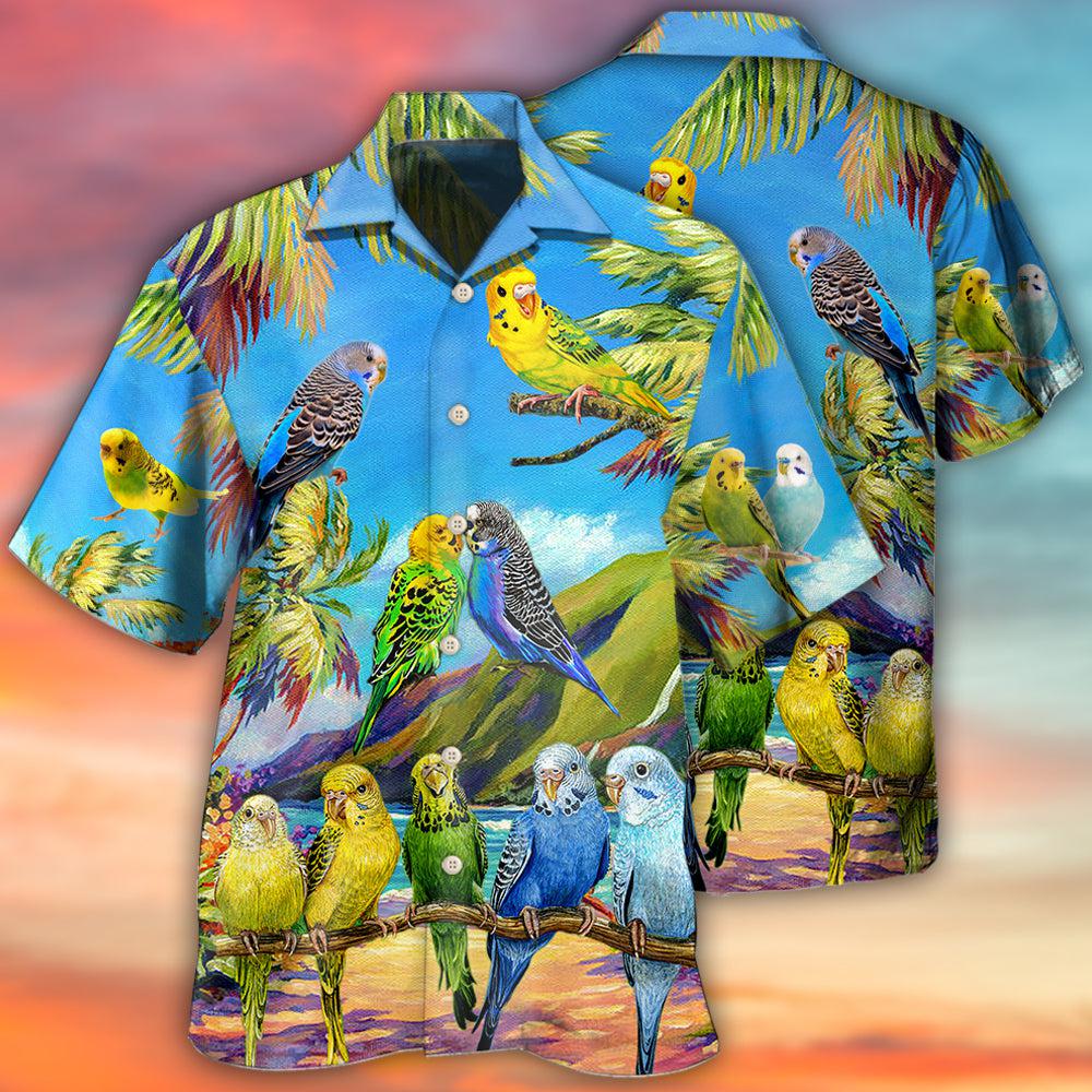 Budgie Beautiful Landscape Style – Hawaiian Shirt