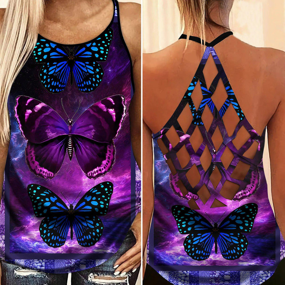 Butterfly Beautiful Everyday Limited Edition 1 – Hollow Tank Top