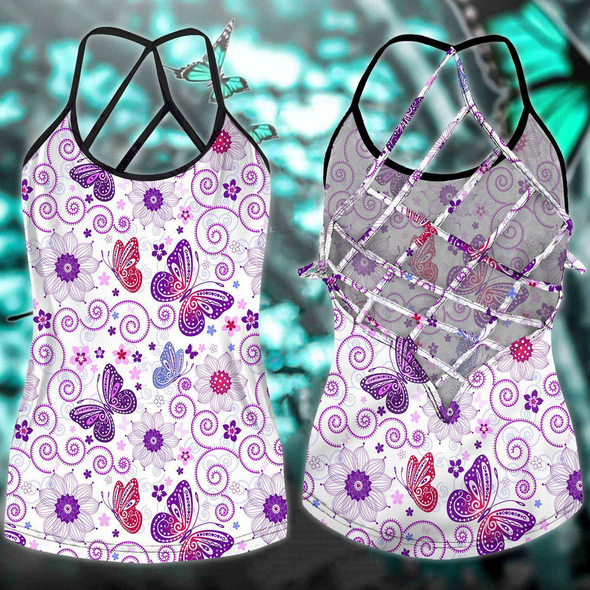 Butterfly Beautiful Everyday 3 – Hollow Tank Top