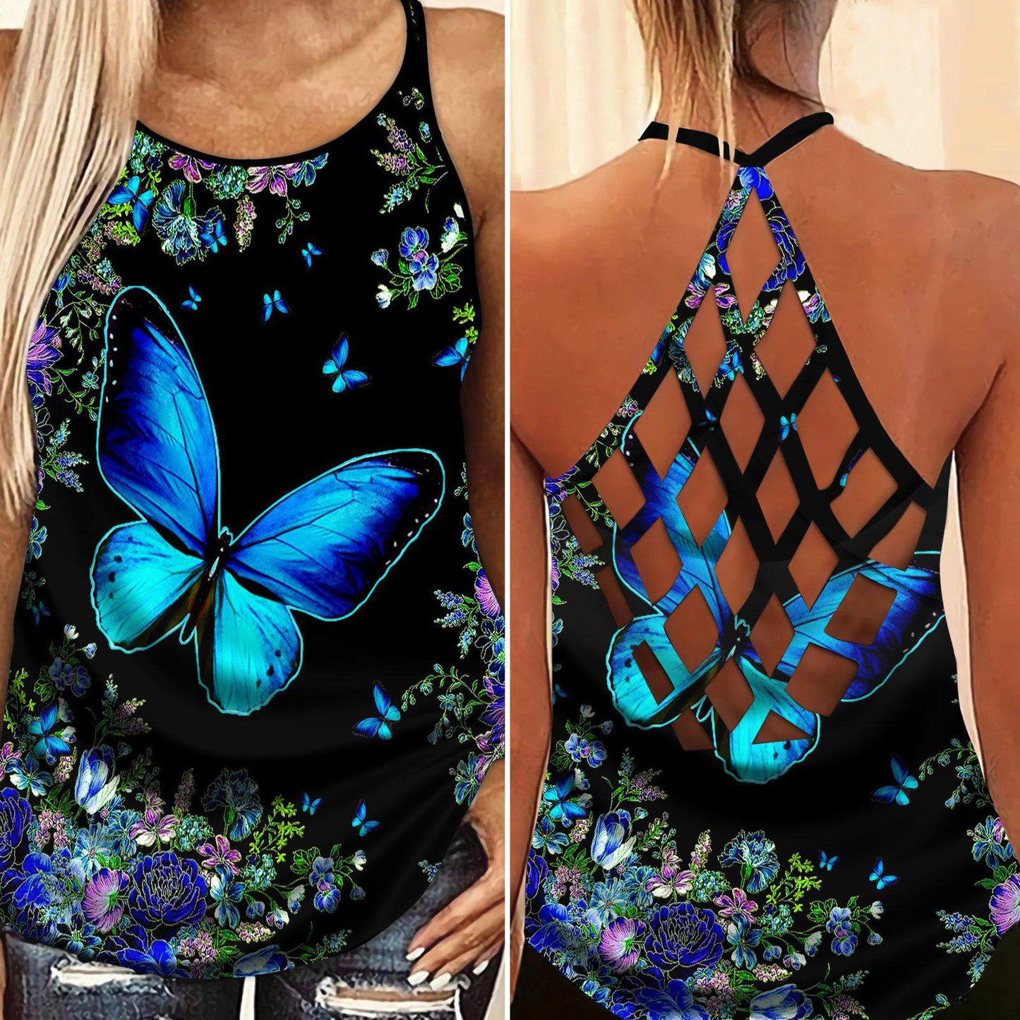 Butterfly Beautiful Everyday Limited Edition 6 – Hollow Tank Top