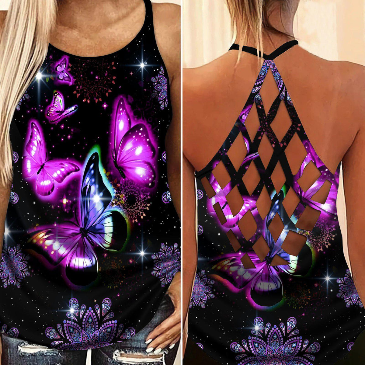 Butterfly Beautiful Everyday Limited Edition 8 – Hollow Tank Top
