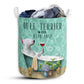 S: 17.72”x13.78” (45x35 cm) Bull Terrier Dog And Bath Soap - Laundry Basket - Owls Matrix LTD