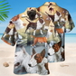 Bull Terrier Dog Lover Art Style – Hawaiian Shirt