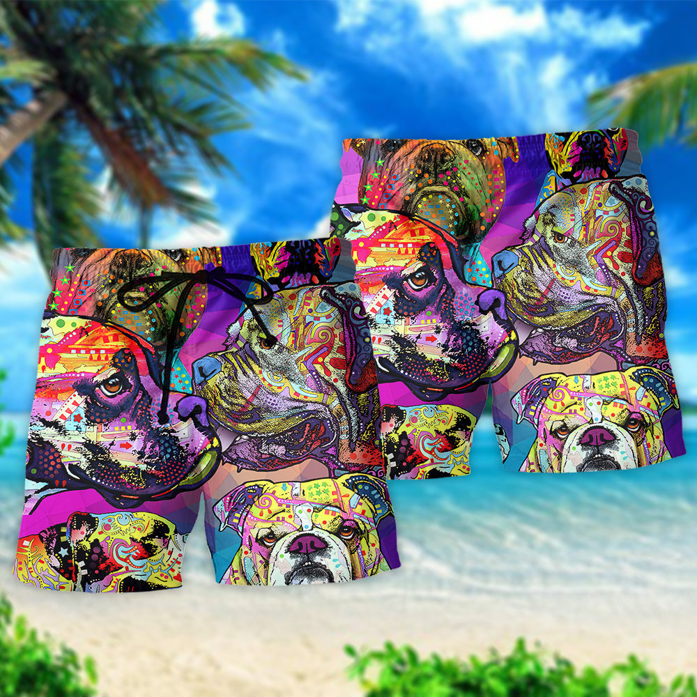 All I Need Is My Bulldog – Beach Short