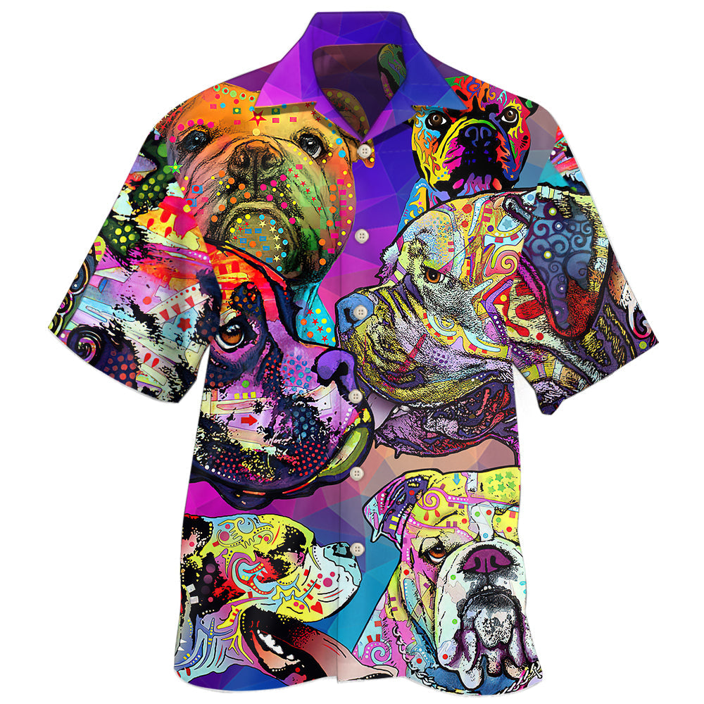 All I Need Is My Bulldog Dog Lover - Hawaiian Shirt