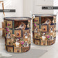 Bulldog Drawer Floral Style - Laundry Basket - Owls Matrix LTD