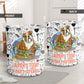 Bulldog Love Pattern - Laundry Basket - Owls Matrix LTD