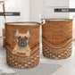 Bulldog Rattan Teaxture - Laundry Basket - Owls Matrix LTD