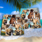 Bullmastiff Lovely Dog Portrait Art – Beach Short