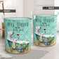 Bull Terrier Dog And Bath Soap - Laundry Basket - Owls Matrix LTD
