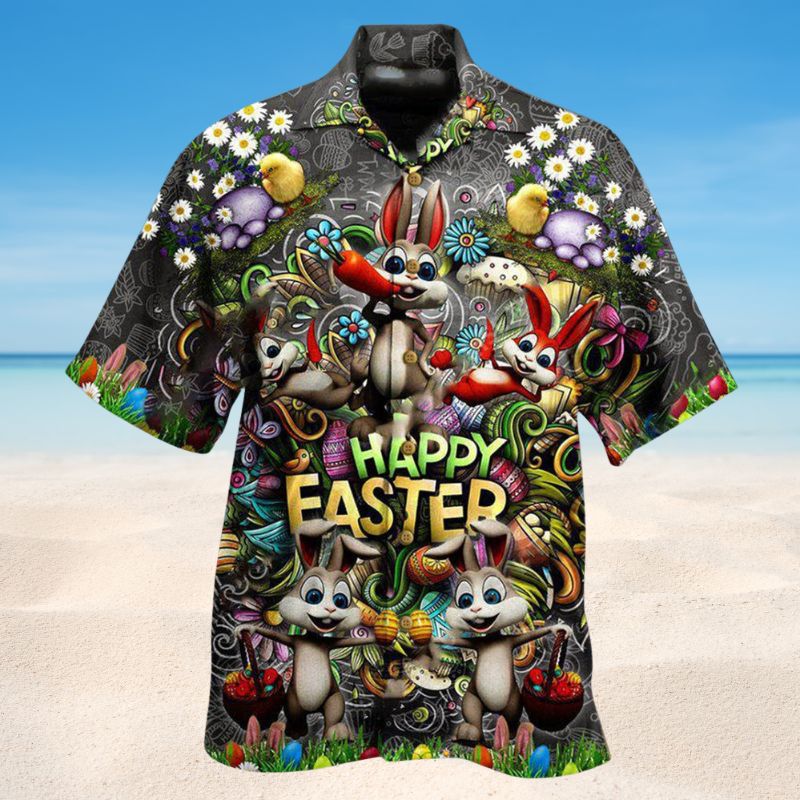 Bunny Happy Easter April Edition - Hawaiian Shirt